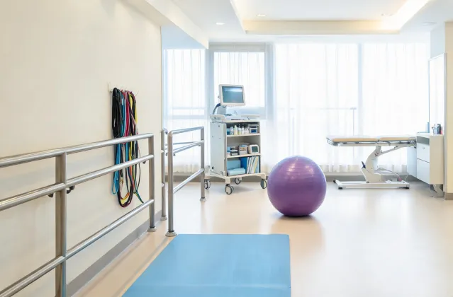 Rehabilitation facility therapy gym